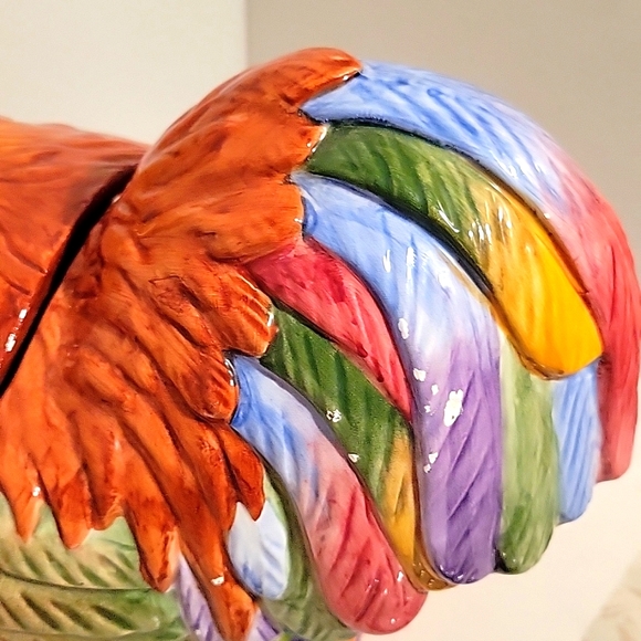 UNIQUE VTG RARE MADE EXCLUSIVELY FOR HARRY AND DAVID ROOSTER COOKIE JAR - Picture 7 of 10